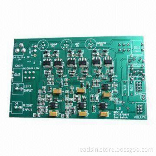 Turnkey PCBA Assembly, Ideal for Music Audio Controller Board, with RoHS Mark